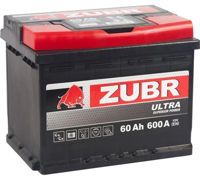 Автомобильный аккумулятор Zubr Ultra 60 Ah L+