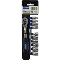 Set de unelte de mână Hyundai HY-59631 Set cheie clichet cu tubulare 1/4 (12buc)