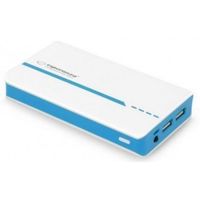 Аккумулятор внешний USB (Powerbank) Esperanza EMP107WB 11000mh, White/Blue