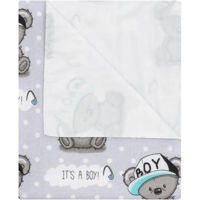 Аксессуар для пеленания New Baby 49767 Пеленкa непромокаемая фланель 57 x 47 boy