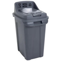 Урна для мусора Hydro S reciclare cu capac, pentru metal, 70 L 0430540