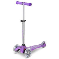 Самокат Micro MMD207 Mini Deluxe Fairy Glitter LED Purple
