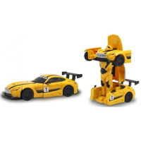 Игрушка Rastar 62310 Die cast 1:32 Mercedes-Benz GT3 Transformable car, galbena, 61363