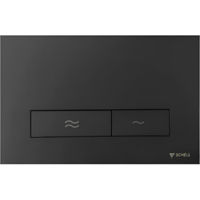 Buton rezervor WC Schell Konkav Black Mat (031431199)