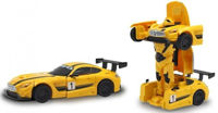 Игрушка Rastar 62310 Die cast 1:32 Mercedes-Benz GT3 Transformable car, galbena, 61363
