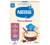 Terci de orez fara lapte Nestle cu roscove (4+ luni) 250 g