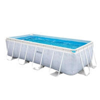 Бассейн каркасный Intex 26780 Hevron Prism Frame Rectangular Pool, металлический каркас, 6836 L