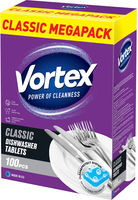 Tablete pentru maşina de spălat vase Vortex Classic, 100 buc.