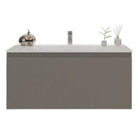 Шкаф под умывальник Bayro Sensi под умыв. Allegro 1000 light grey, подвесной