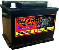 Автомобильный аккумулятор Gepard Standart 40 AH Japan 350A (196x136x225)
