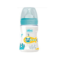 Chicco Biberon din plasric cu tetina din siliconi, 150 ml