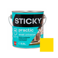 STICKY PRACTIC Email Alchidic Galben 2,5 L