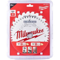 Аксессуар для пилы Milwaukee 4932479574 set de discuri p/u fierastraie circulare de miina 190 x24T/48T (p.2)