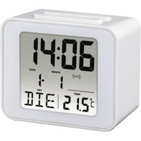 Часы-будильник Hama 186305 Cube Radio white