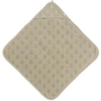 Аксессуар для купания Jollein 534-514-67087 Prosop cu gluga Terry Miffy Jacquard Olive Green, 75x75 cm