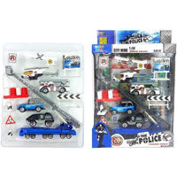 Машина Promstore 36536 Набор спецмашин Police 1:87, металл