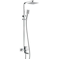 Panou de duș Frap F 24802 INOX cu bara dus