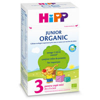 Lapte de creștere Hipp 3 Organic Junior (12+ luni), 500g