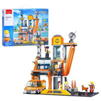 Set de construcție Sluban B1287 Stație de pompieri, 407 elem.