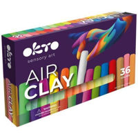 Набор для творчества Okto 25003 Set creativ cu plastilină aerată Air Clay, 36buc