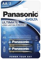 Panasonic   "EVOLTA" AA Blister *2, Alkaline, LR6EGE/2BP