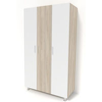 Шкаф Smartex N3 120cm Дуб Светлый/Белый