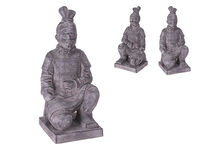 Статуя "Терракотовый воин сидящий" 42cm, керамика
