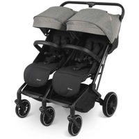 Сărucior pentru copii BabyGo BGO-7902 pentru gemeni GoTwice Grey