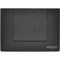 Кнопка смыва Visam 227-004 ALINDA (чёрный матовый)