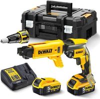 ШУРУПОВЕРТ АККУМУЛЯТОРНЫЙ БЕСЩЕТОЧНЫЙ DEWALT DCF620P2K