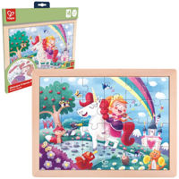 Головоломка Hape E1642 Puzzle 2 în 1 Unicorn și prieteni