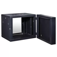 19" 15U Wall Mounted Double Section cabinet, AH6515, 600x450+100x770