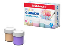 Guasa Erich Krause Pastel 6culori, 20ml