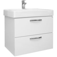 Dulap pentru lavoar Mashtab 11502 Agat cu 2 sertare 70cm Alb