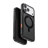 Чехол для смартфона UNIQ iPhone 17 Pro Max (2025) 6.9 Hybrid Swivix with 360 Rotating Kickstand, Carbon Black