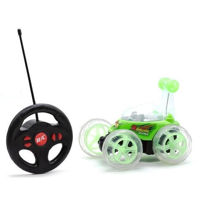 Радиоуправляемая игрушка New World 9802M-1 Трюковой автомобиль-опрокидыватель (зелёный), 93302r