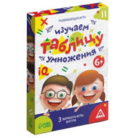 Настольная игра Las Igras 12954 Изучение таблицы умножения 4064107