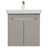 Шкаф под умывальник Bayro подвесной Damat под умыв. Luxor 550 light grey