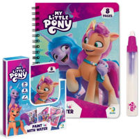 Set de creație Dodo 200445 Set de colorat cu apă My little pony, 8 pagini