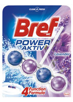 Блок для очищения унитаза Bref Power Aktiv Lavander 50г