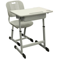 Набор детской мебели Deco Banca + scaun scolar A80-01 Grey