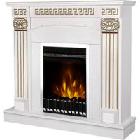 Камин электрический ArtFlame Calisto & Gala silver, 1020x1100x300mm, Alb