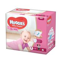 Scutece Huggies Ultra Comfort  pentru fetiţă 4 (8-14 kg) Disney Box, 126 buc.