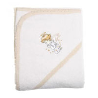 Accesoriu pentru baie PernaMea Prosop botez 90x90cm Ingeras