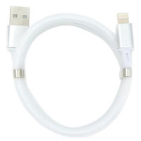 Кабель для моб. устройства Helmet USB to Lightning With Magnetic Organizer 1m, White