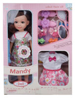 Кукла Essa YM19-4F Mandy cu gentuță