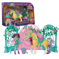 Кукла Spin Master 6072051 Set Academia Unicornilor: Ava și Leaf cu grajdul magic