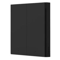 Întrerupător electric Aqara H1 - 2 клавиши - черный (WXKG15LM)