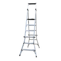 Лестница Lider-Tech LDR1680 Scara cu platforma reglabila, 4x5 trepte, H=2.8m, sarcina max.150kg