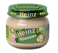 Piure Heinz de carne de vitel (6+ luni) 80 g